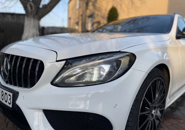 Mercedes-Benz Klasa C cena 79800 przebieg: 164000, rok produkcji 2017 z Czaplinek małe 596